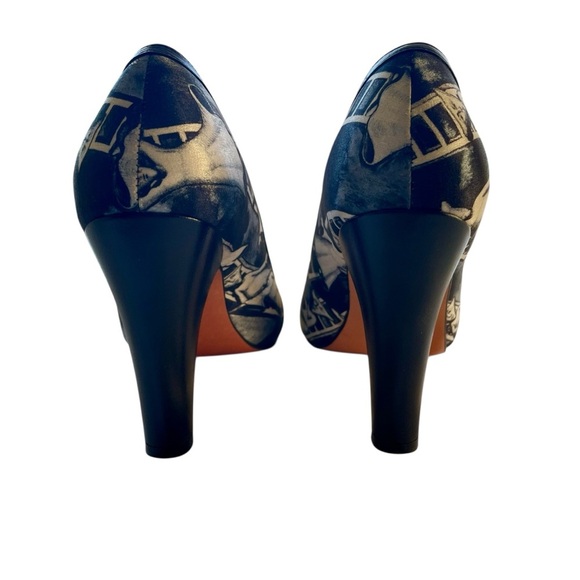 Sergio Bustamante Whimsical Artsy Boho Classic Pumps Size 7 - Picture 14 of 16